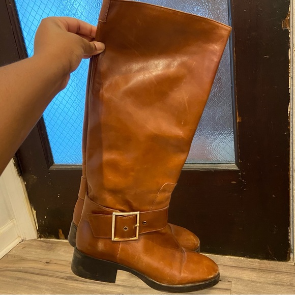 Zara Shoes Zara Leather Riding Boots Poshmark